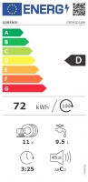 Myčka Gorenje GS541D10W energetický štítek new